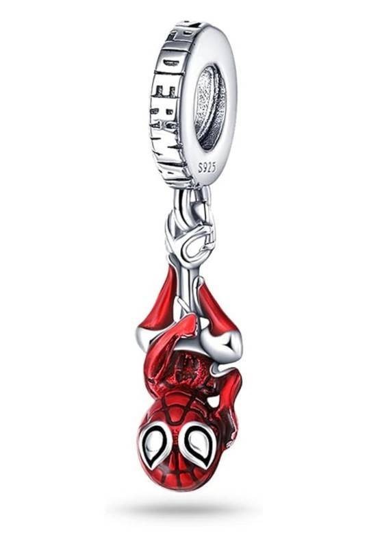 Spider-Man S925 Silver Charm for Pandora Bracelet - Brand New