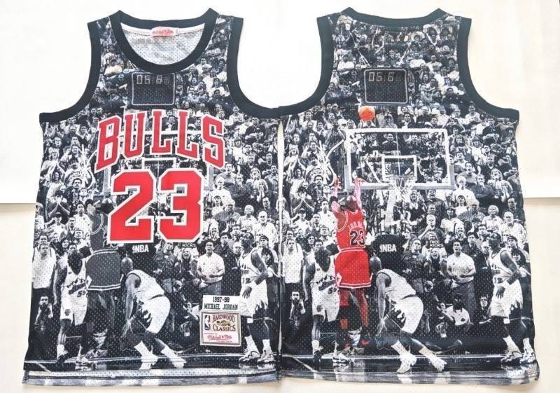 Mitchell & Ness Michael Jordan Hardwood Classics Game Winner Jersey, Chicago Bulls, Mens Large - Brand New I