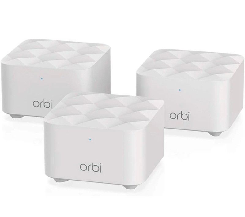 Brand New NETGEAR Orbi RBK13 AC1200 Mesh WiFi System with Router and 2 Satellite Extenders $189 Retail I