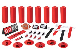 ESPN Football Stadium Experience, Complete Game Ready Flag Football Set, $100 Retail - Brand New