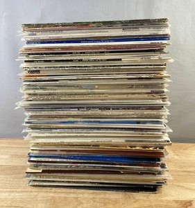 100 Vintage Vinyl Record Album Collection - Adeva, Pavarotti, Woody Allen, 10,000 Maniacs, The Right Moves, American Folk, History of Rock the 60s, Elektra, Gordon Jenkins, Jennie, Etc.&nbspC