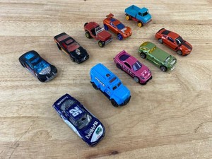 Assorted Die-Cast Toy Vehicles - Sports Cars, Police, Stock Racer, Excedrin PM, Etc., 10 Total&nbspC