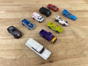 Assorted Die-Cast Toy Vehicles - Scooby Doo, Hot Wheels, Custom Cruisers, Etc., 10 Total&nbspC
