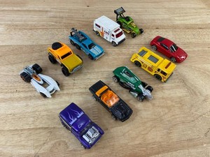 Hot Wheels &amp Mattel Die-Cast Toy Vehicles - Ferrari, Fire Truck, Ambulance, Etc., 10 Total&nbspC