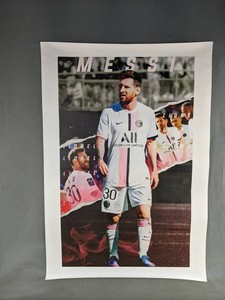 Lionel Messi Argentine Soccer MLS Canvas Poster 18 x 24 - Brand New