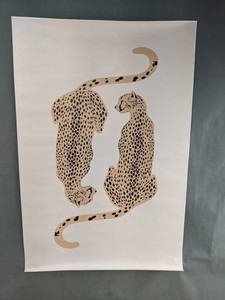 Cheetah Print Canvas Poster 16 x 24 - Brand New