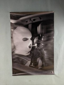 Black and White Y2K Canvas Poster Wall Art 23.5 - Brand New