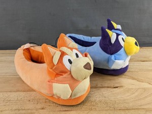 Bluey & Bingo Kids 3D Plush Slippers Size 131 - Brand New