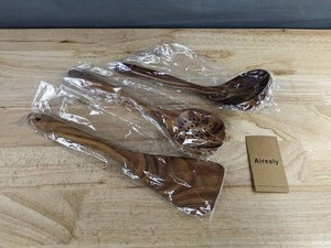 Airesly Wooden Spoons, 3 Total - Brand New