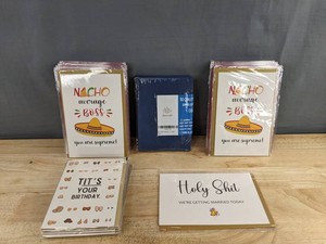 Funny Greeting Cards, 38 Total & Blue Envelopes, 50 Total - Brand New
