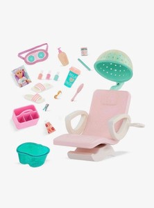 Glitter Girls 14 Doll Salon Chair Styling Playset, 18 Pieces - Brand New