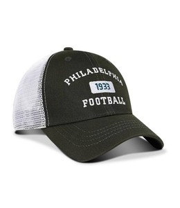 Philadelphia Football 1933 Snapback Mesh Hat, Unisex, Gray & White - Brand New