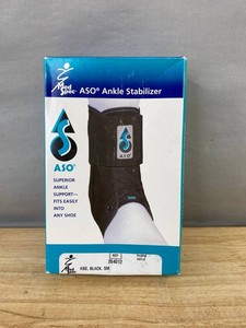 ASO Ankle Stabilizer Orthosis Size Small, Black - Brand New