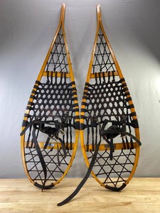 Vintage Snocraft Handmade Snow Shoes, 18 x 48 C