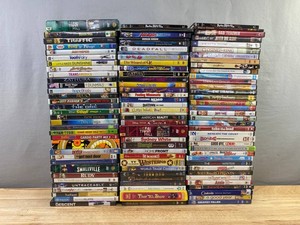 100 DVD Movies and TV Collection - Jurassic Park, Elmos World, Deadfall, Dean Martin, Traffic, Finding Nemo, The Princess Bride, Gran Torino, Smallville, One Tree Hill, That 70s Show, Scrubs, The Wizard of Oz, Etc.&nbspC