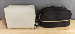 Sonia Kashuk Makeup Bags, Black and Off-White, 2 Total - Brand New&nbspB