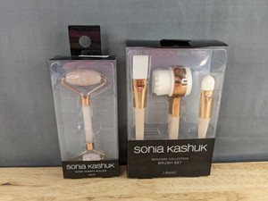 Sonia Kashuk Rose Quartz Roller &amp Skincare Collection Brush Set - Brand New&nbspB