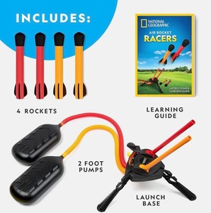 National Geographic Air Rocket Racers STEM Set - Brand New