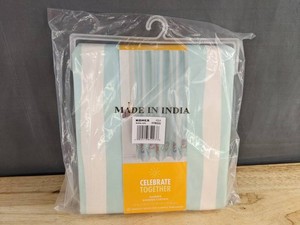 Celebrate Together Aqua Flip Flop Shower Curtain 70 - Brand New