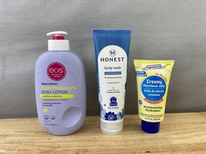 EOS Shea Butter 24H Moisture Lotion, Honest Soothing Therapy Body Wash &amp GLS Personal Care Creamy Petroleum Jelly - New&nbspB