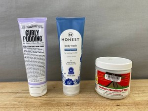 Miss Jessies Curling Pudding, Honest Soothing Body Wash &amp Aztec Secret Indian Healing Clay - New&nbspB