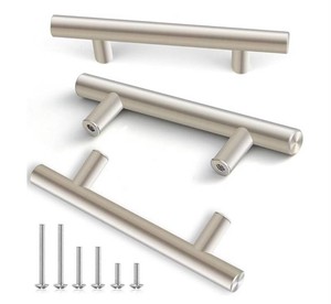 Lutatid Brushed Nickel Cabinet Pulls 5, 30 Total - Brand New