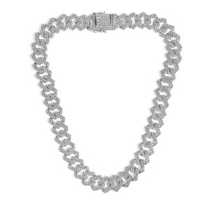Invicta Elements Iced Out Mens 22 Cuban Silver Chain 80853 Necklace, $89.99 Retail - Brand New