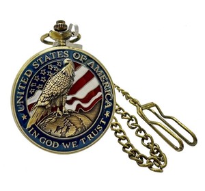 Invicta Vintage Americana Pocket 49008 Watch - 47mm. Bronze, $199 Retail - Brand New