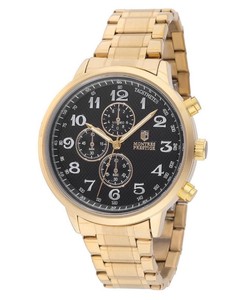 Montres Prestige x Invicta Collaboration 43.5mm Gold Mens MPW-0319 Watch, $179 Retail - Brand New