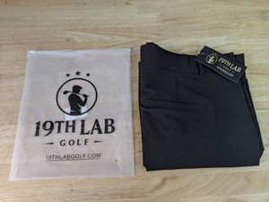 19th Lab Mens Black Golf Shorts Size 5XL - Brand New P