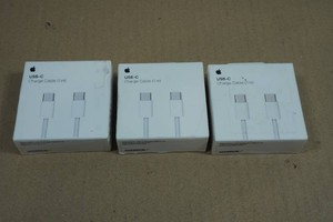 3 Apple USB-C 1m Charging Cables
