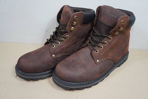 Ever Boots Mens Soft Toe Leather Work Boots - Size 10.5