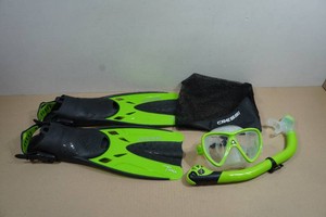 Cressi Tonga Adult Snorkel Set - Fin Size LXL