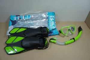 Cressi Blulove Adult Snorkel Set - Fin Size SM
