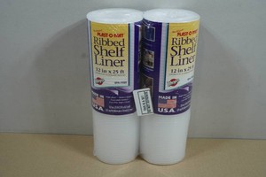 Plast-O-Mat Ribbed Shelf Liner 12x20