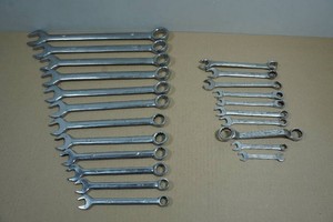 Assorted Combination and Ratcheting Wrenches