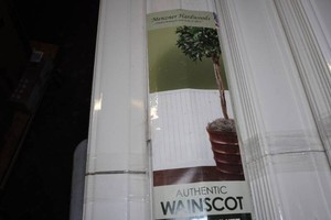 4 Bundles Menzner Hardwoods Primed White Poplar Wainscot