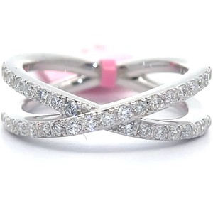 0.50 Carat Diamond X Cross Over Ring VIDEO