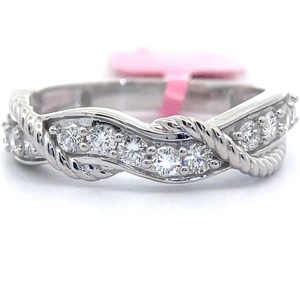 0.52 Carat Diamond Entwined Twist Channel Ring VIDEO