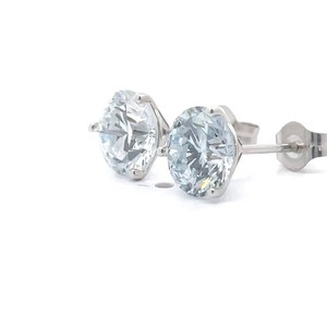 NEW! 2.72 Carat Diamond 3-Prong Martini Solitaire Stud Earrings in 14k White Gold; $2,375 Retail *VIDEO*