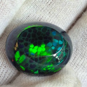 21.07 Carat Natural Smoked Welo Opal with Rare Honeycomb Pattern Retail Value $3,793