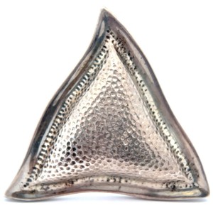 Designer Peter Brams Modernist Pin  Brooch in Sterling Silver Pre-Owned Retail $450 VIDEO