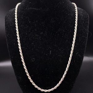 Sterling Silver Rope Chain Necklace, 3.1mm  18 Classic Twist Style VIDEO