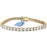NEW! 10.95 Carat Diamond Tennis Bracelet in 14k Yellow Gold; $16,000 Retail *VIDEO*