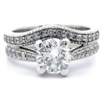 2.00 Carat Total Weight Natural Diamond Engagement Estate Ring in 14K White Gold; $11,000 Was Paid New! *VIDEO*