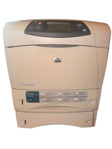 HP LaserJet 4240n Monochrome Laser Printer w Additional Paper Tray