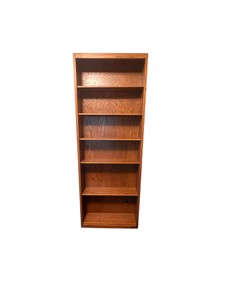 Woodgrain Office Bookcase  6 Shelf