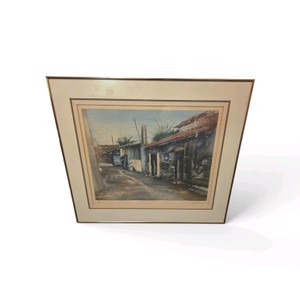 Framed Art Signed # 38150