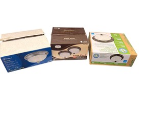 Lot of (3) New Boxed Flush Mount Ceiling Light Fixtures