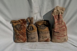 4 BAGS OF #5 SIZE LEAD SHOT, 40 LBS OF LEAD TOTAL